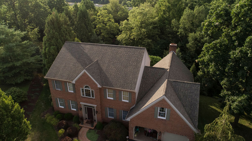 A roof we repaired of a Harrisburg home
