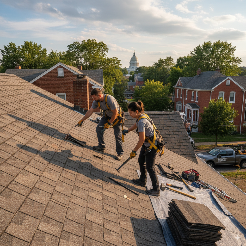 Roof repair in Harrisburg