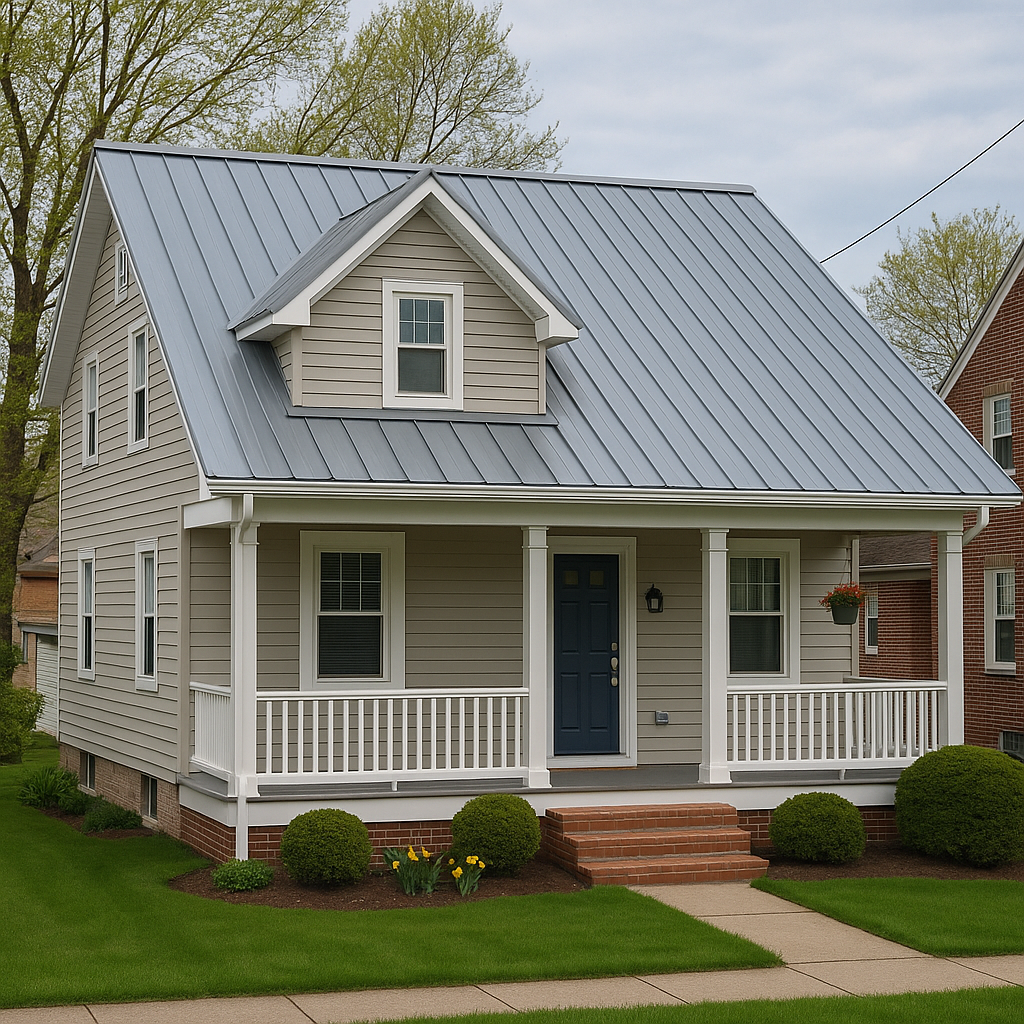 Metal Roofed Home