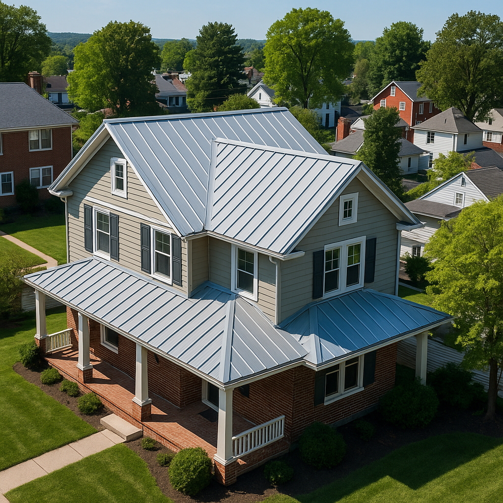 Roofing in Harrisburg metal