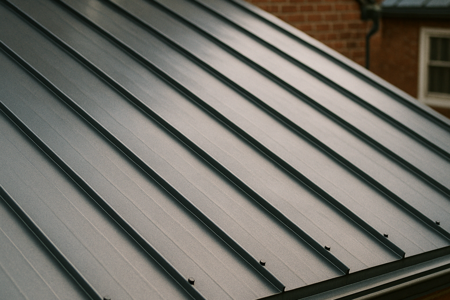 A metal roof in Lancaster